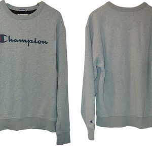 Champion‎ Graphic Spellout Sweatshirt Crew Neck Long Sleeve Great Medium M